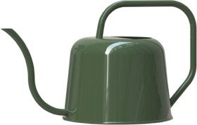 Rapid+0.9L+Steel+Watering+Can+in+Olive+Green