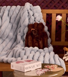 Astin-Sinclair-150cm-x-130cm-Faux-Fur-Rib-Throw-in-Cloud-Blue on sale