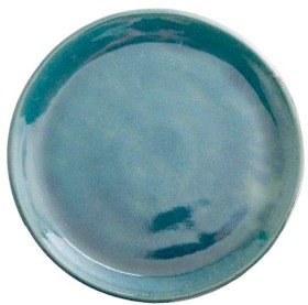 Northcote+Pottery+35cm+Forest+Green+Round+Jardin+Saucer