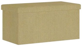 Flexi-Storage-Living-760-x-380-x-380mm-Burnt-Olive-Non-Woven-Linen-Ottoman on sale