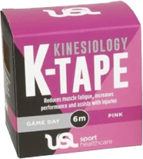USL-Sport-Game-Day-K-Tape-Pink-5cm-x-6m on sale