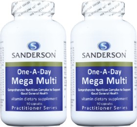 Sanderson-1-A-Day-Mega-Multivitamin-Tablet-90-Capsules on sale