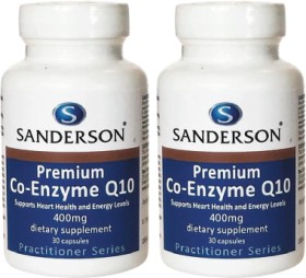 Sanderson-Premium-Co-enzyme-Q10-400mg-30-Capsules on sale