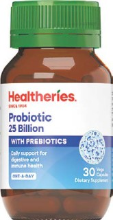 Healtheries-Probiotic-25-Billion-30-Capsules on sale