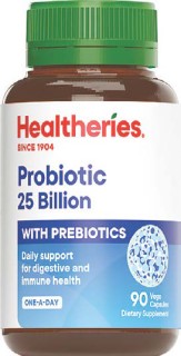 Healtheries-Probiotic-25-Billion-90-Capsules on sale