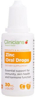 Clinicians+Zinc+Oral+Drops+Liquid+30ml