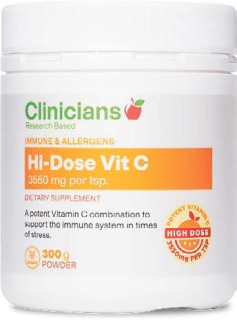 Clinicians+Hi-Dose+Vit+C+Powder+300g