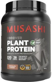 Musashi-Plant-Protein-Chocolate-900g on sale
