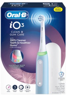 Oral-B+IO+3+Series+Power+Brush+Icy+Blue