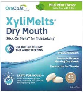 Xylimelts+Dry+Mouth+Moisturizing+Disc+40+Pack