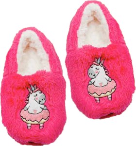 Fuzzy+by+HB%26amp%3BCo+Child+Slippers+Size+M+Assorted+1pr