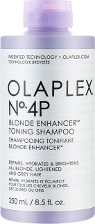 NEW+Olaplex+No.+4P+Blonde+Enhancer+Toning+Shampoo+250ml