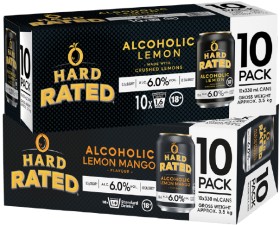 Hard+Rated+Range+6%25+10+x+330ml+Cans