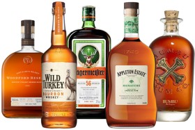 Woodford-Reserve-Bourbon-700ml-Wild-Turkey-1L-Jgermeister-700ml-Appleton-Estate-Signature-Blend-Rum-1L-or-Bumbu-Original-Rum-700ml on sale