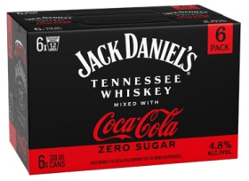Jack+Daniel%26rsquo%3Bs+%26amp%3B+Coca-Cola+or+Zero+Sugar+4.8%25+6+x+330ml+Cans