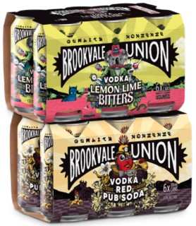 Brookvale-Union-Range-4-6-x-330ml-Cans on sale