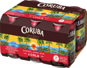 Coruba+%26amp%3B+Cola+7%25+6+x+330ml+Cans