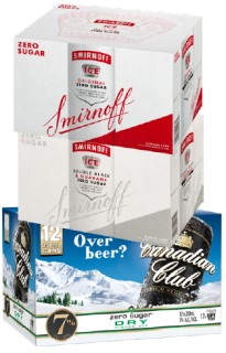 Smirnoff+Ice+Original+Zero+Sugar+5%25%2C+Smirnoff+Ice+Double+Black+Guarana+Zero+Sugar+7%25+or+Canadian+Club+%26amp%3B+Dry+Zero+7%25+12+x+250ml+Cans