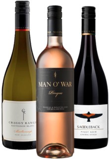 Craggy+Range+Marlborough+Sauvignon+Blanc%2C+Man+O%26rsquo%3BWar+Pinque+Ros%26eacute%3B+or+Peregrine+Saddleback+Central+Otago+Pinot+Noir+750ml