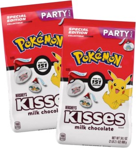 Hersheys-Kisses-Pokemon-Milk-Chocolate-966g on sale