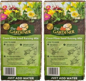 The-Gardener-Coco-Fibre-Seed-Raising-Mix-Block-650g-9L on sale