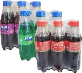 Fanta-Coke-Sprite-300ml-Bottles-6-Pack on sale