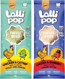 Gnawlers-Freeze-Dried-Lallipop-Cat-Treat-Chicken-Catnip-4g on sale