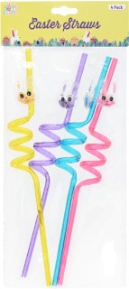Easter+Fancy+Straws+4+Pack