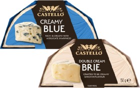 Castello-Blue-or-Double-Cream-Brie-Cheese-150g on sale