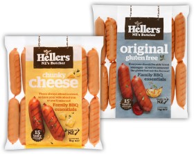 Hellers-Flavoured-Precooked-Sausages-1kg on sale