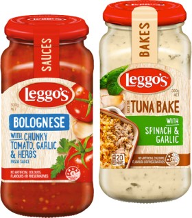 Leggos-Pasta-Sauce-or-Bakes-490-500g on sale