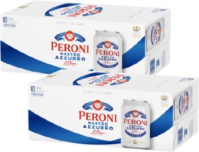 Peroni-Nastro-Azzurro-Cans-10-Pack on sale