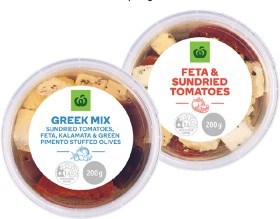 Woolworths-Antipasto-and-Olive-Mix-200g on sale