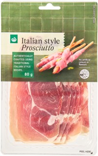Woolworths-Italian-Style-Prosciutto-80g on sale