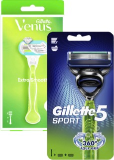 Gillette-5-Sport-or-Venus-Extra-Smooth-Razor-2-Blades on sale