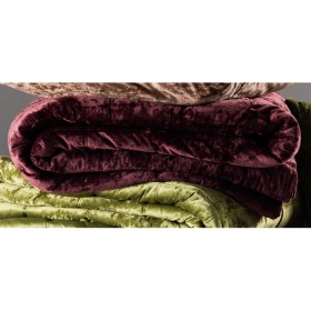 Fieldcrest-Luxe-Velvet-Comforter-Set-Burgundy on sale