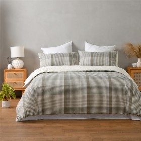 Fieldcrest+Kai+Check+Duvet+Cover