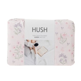 Hush-Floral-Flannelette-Sheet-Set on sale
