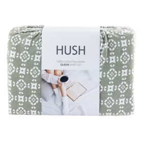 Hush-Geo-Cotton-Flannelette-Sheet-Set on sale