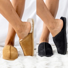 Woolrest+Unisex+Suede+Slippers