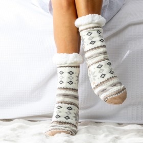 bb%26amp%3Bb+Fleece+Lined+Nordic+Slipper+Sock+Camel