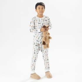 bbb-Sleep-Kids-Dog-Stripe-Knit-PJ-Twosie on sale