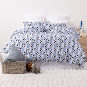 Hush-Kids-Soccer-Flannelette-Duvet-Cover-Set on sale