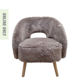 Cosy-Faux-Fur-Chair on sale