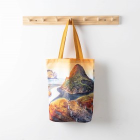 Design-Plus-Kiwiana-Tote-Bag-Piha-Golden-Tones on sale