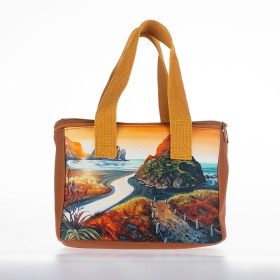 Design-Plus-Kiwiana-Lunch-Tote-Piha-Golden-Tones on sale