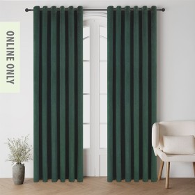 Style+Co.+Beau+Velvet+Block+Out+Eyelet+Curtains+Emerald