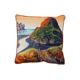 Design+Plus+Kiwiana+Velvet+Cushion+Piha+Gold+Tones