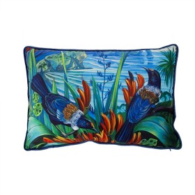 Design+Plus+Kiwiana+Velvet+Breakfast+Cushion+Piha+North