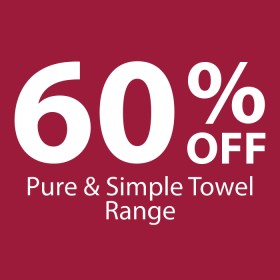 60-off-Pure-Simple-Towel-Range on sale